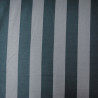 Striped cotton flannel - green - Calissone
