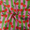 Poppy cotton poplin - Cherries - Calissone