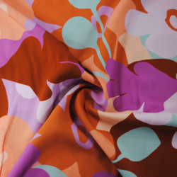 Viscose Floral Trail Run - Brun a Rose - Nerida Hansen - Calissone