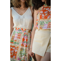 Viscose texturée - Azulejos - Calissone