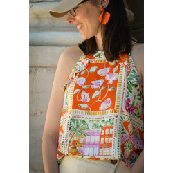 Viscose texturée - Azulejos - Calissone