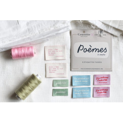 LPMC labels - Sewing poems x8 - Calissone