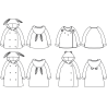 Patron gilet, veste et peignoir GRAND’OURSE KIDS 3-12A - Calissone