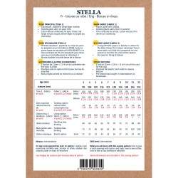 Patron blouse et robe STELLA 3-12A - Calissone