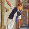 Sleeveless vest pattern Vienna 1m-4a - Calissone