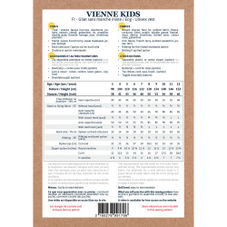 Sleeveless vest pattern Vienna 1m-4a - Calissone