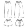 Patron Pantalon ou Short SINGAPOUR - Calissone