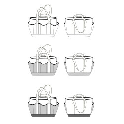Osaka kitchen accessories pattern - Calissone