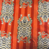 Indian fabric Tiger Orange - Calissone