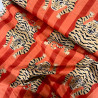 Indian fabric Tiger Orange - Calissone