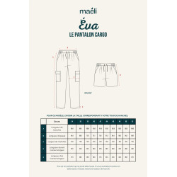 Patron pantalon cargo Eva - Calissone
