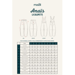 Anaïs overalls/pants pattern - Calissone