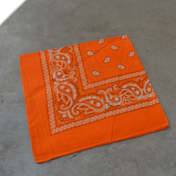 Bandana 55cm cotton square - Cashmere motif - Calissone