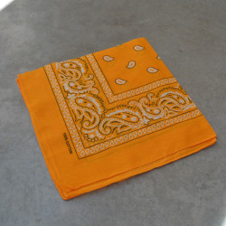 Bandana 55cm cotton square - Cashmere motif - Calissone