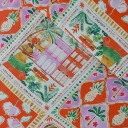 Textured viscose - Azulejos - Calissone