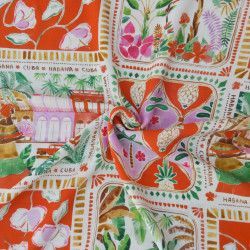 Viscose texturée - Azulejos - Calissone