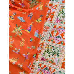 Textured viscose - Azulejos - Calissone