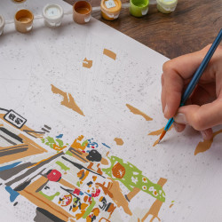 Paint by number kit - Kyoto by La Petite Epicerie - Calissone