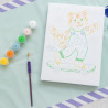 KIDS paint by number kit - Titi Skate - Calissone