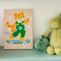 KIDS paint by number kit - Titi Skate - Calissone