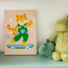 KIDS paint by number kit - Titi Skate - Calissone