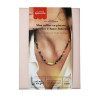 DIY Jewelry Kit - necklace made of natural Indian Agate stones - Calissone
