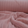 Knitted cotton knit - Powder pink - Calissone