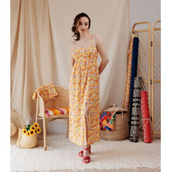 Bronzette dress pattern - Calissone