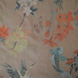 Batiste de coton - Oriental Koi - Nude - Calissone