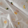 Fruit embroidered cotton - Calissone