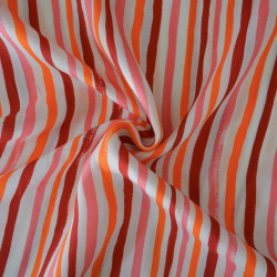 Bordeaux pink orange viscose - Orange Bordeaux - Calissone