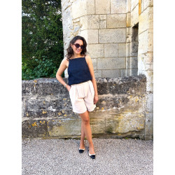 Pattern Short dress with shorts Firenze - Calissone