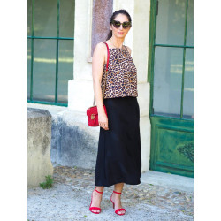Pattern Short dress with shorts Firenze - Calissone