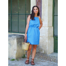 Pattern Short dress with shorts Firenze - Calissone