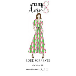 Patron Robe kimono Sorrente - Calissone