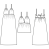 Dress / Top soundtrack pattern - Calissone