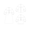 Blouse pattern and major dress - Calissone
