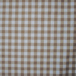 Vichy sand cotton - Large tiles - Calissone