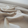 Coton chambray uni sable - Calissone