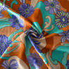 Viscose fleurs psychédéliques - Calissone