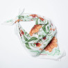 Cotton scarf 87cm - Wild Rag Flora - Calissone