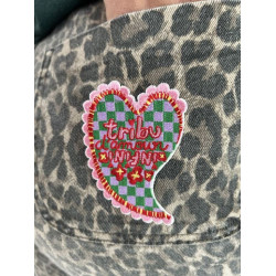 Embroidered patch Thermocollant Jungle tribe of infinite love tribe - Calissone