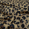 Leopard cotton veil - Camel - Calissone