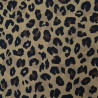 Voile de coton léopard - Camel - Calissone