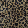 Leopard cotton veil - Camel - Calissone