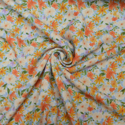 Viscose linen floral sweets - Calissone