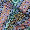Satin de coton patchwork géométrique - Calissone