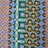 Cotton satin Geometric patchwork - Calissone