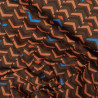 Cotton satin One Way - Brun - Calissone