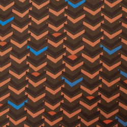 Cotton satin One Way - Brun - Calissone